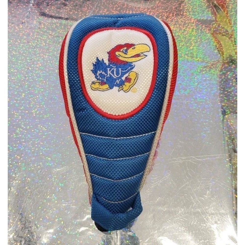 University Of Kansas Golf Club Cover KU Jayhawks Team Shaft Gripper Driver Head